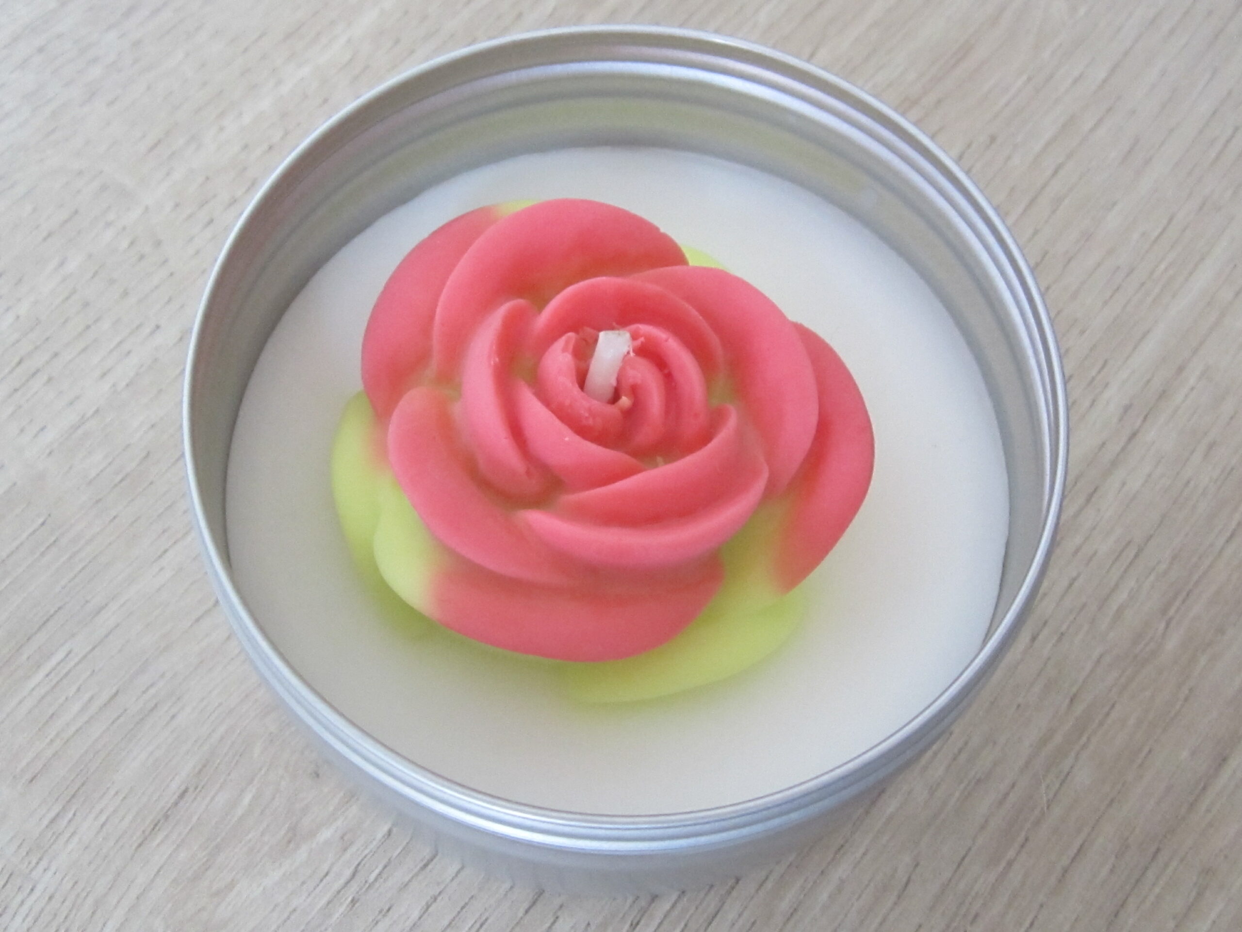 Bougie Artisanale parfumée Rose