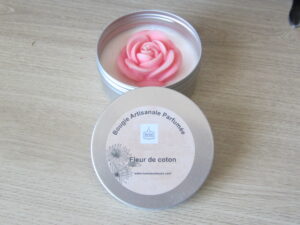 Bougie Artisanale parfumée Fleur de coton