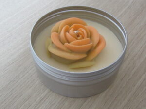 Bougie Artisanale parfumée Rose